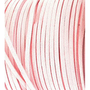 Suede Imitatie 3mm Roze